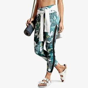 Athleta Tropical Mesh Chatarunga Leggings Sz S